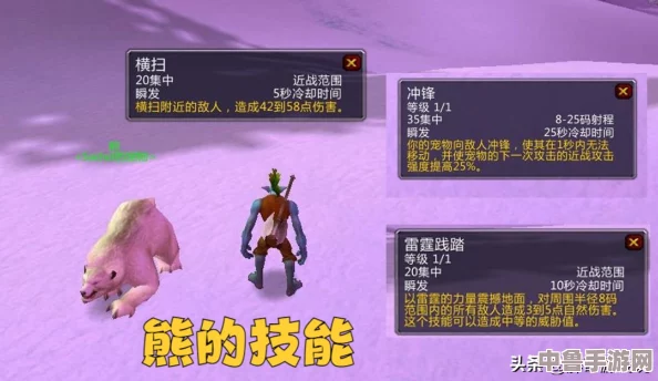 魔兽世界乌龟服:猎人宝宝技能学习全攻略,打造战斗强宠! 魔兽世界乌龟服:猎人宝宝技能学习全攻略,打造战斗强宠!