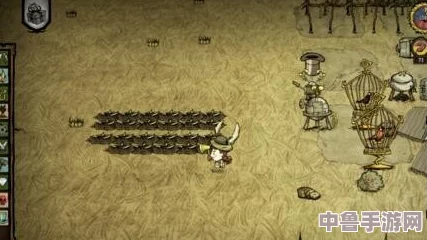 解锁生存秘籍：饥荒游戏中犬牙陷阱的精准制作与布置指南