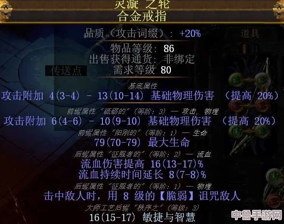 深度解析：流放之路法血装备赌博策略与高风险高回报秘诀！